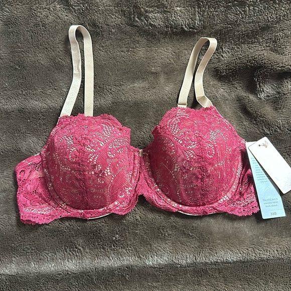 NWT THIRDLOVE 24/7 Memory Foam Lace Balconette Sz 38B - Picture 1 of 7